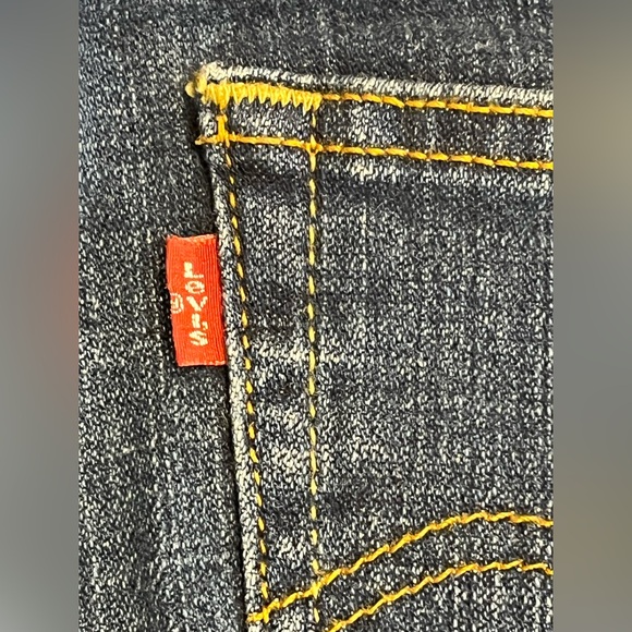 Levi's Boot Cut 515 Short Seam/Curvy Dark Blue Jeans Levi Strauss Size 12 S/C - Picture 15 of 16
